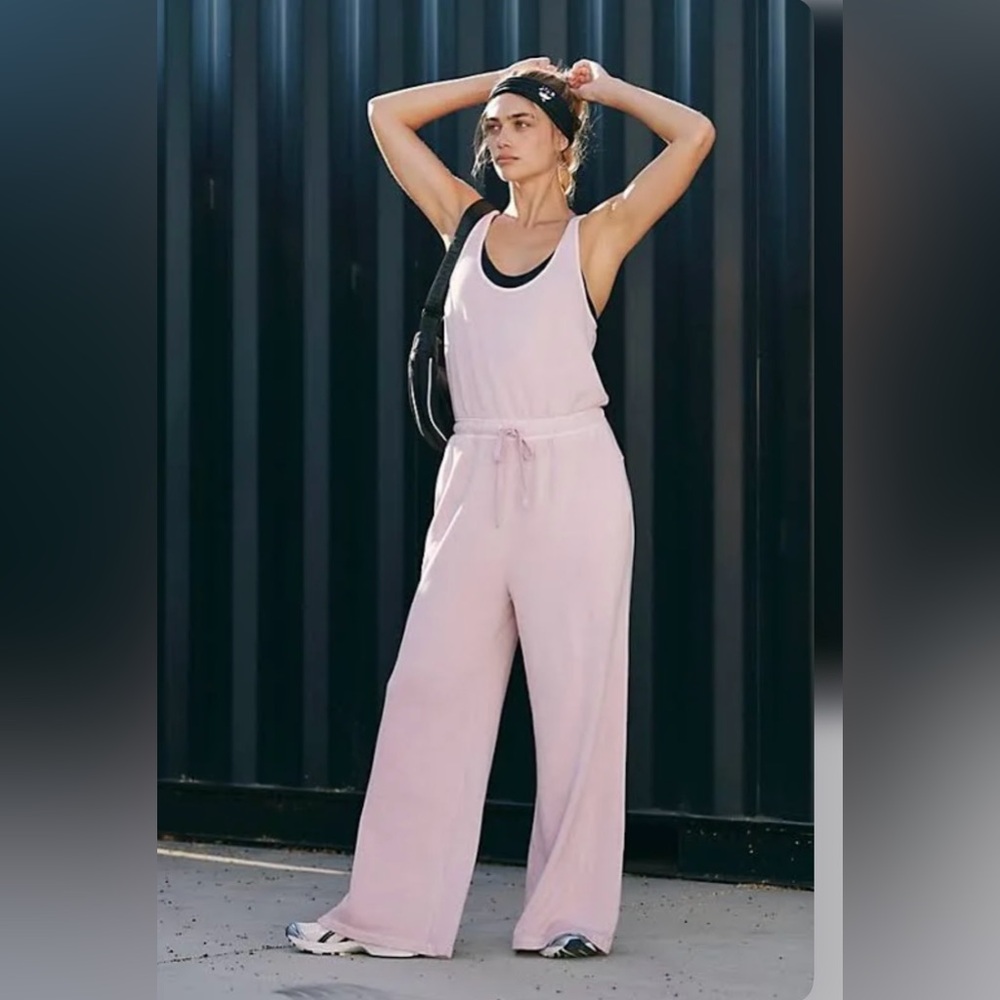 ▪️NWOT Free People One To Beat Onesie in Mauve-S